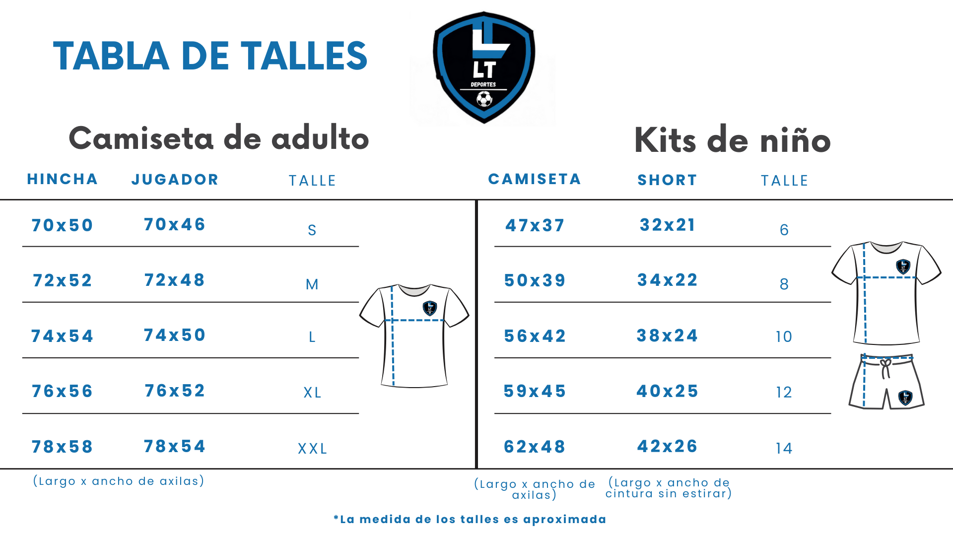 Tabla de talles